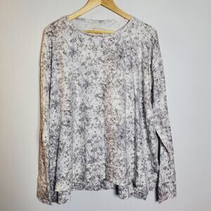 Rachel Hollis Grey and white Oversized sweatshirt Size XL Excellent condition